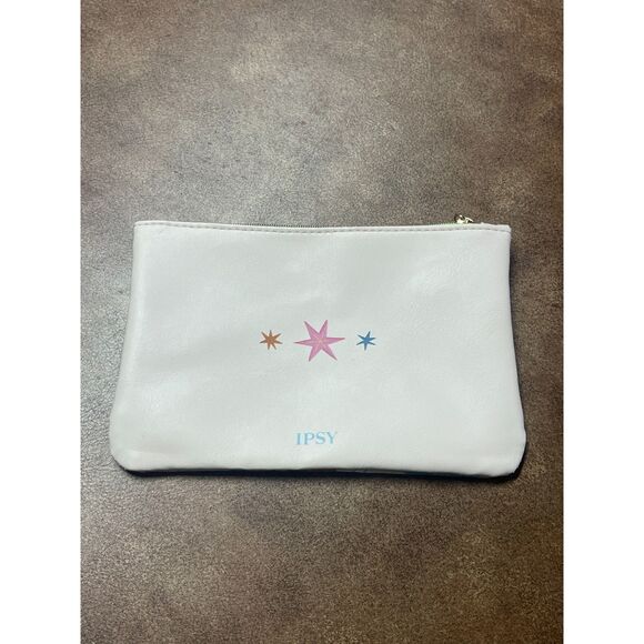 Ipsy Cosmic Makeup Bag – Cream with Colorful Cute Celestial Design & Pink Lining - Picture 8 of 8